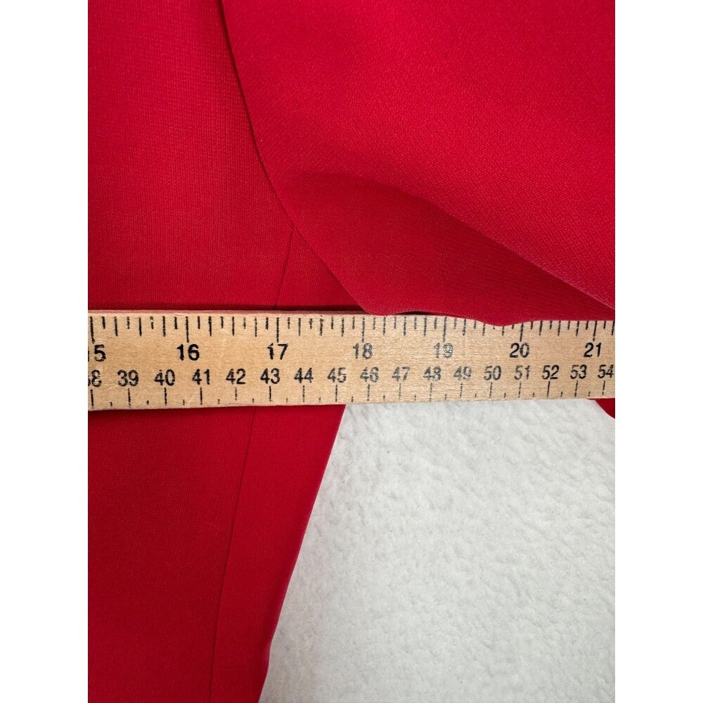 Red Single-Button Blazer - Picture 5 of 9